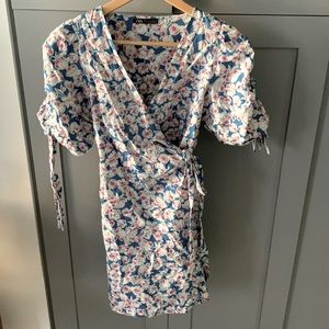 Mini wrap dress